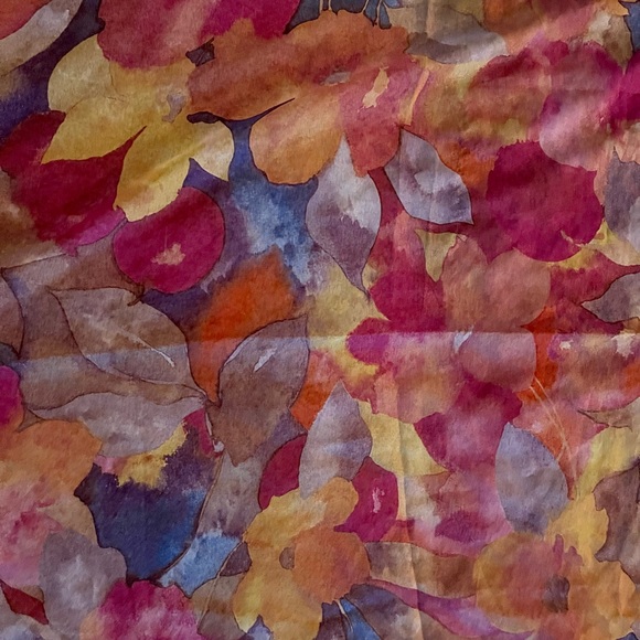 Brilliant Floral Square Scarf - Picture 2 of 2